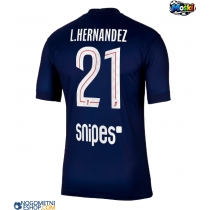 Moški Nogometni dresi Paris Saint-Germain Lucas Hernandez #21 Domači 2025-26 Kratek Rokav